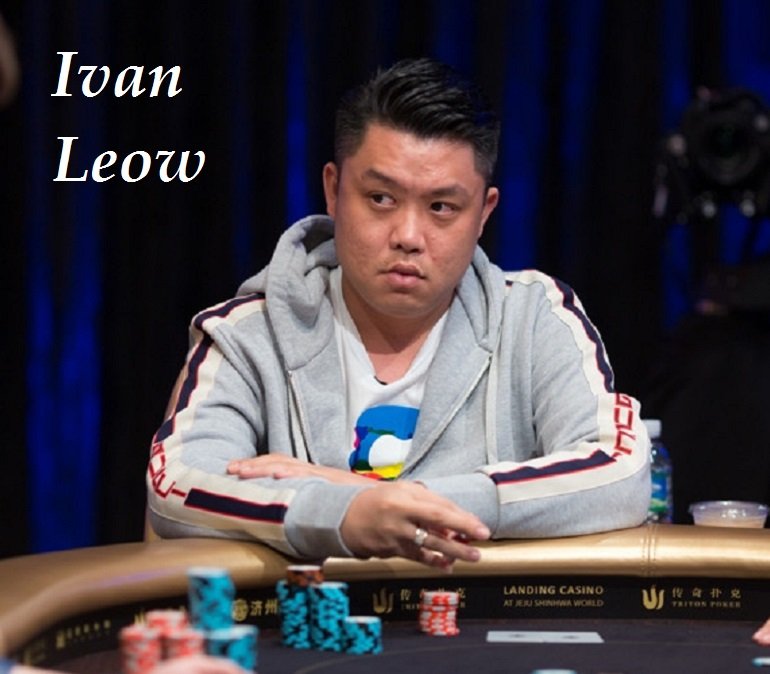 Ivan Leow at  2018 Triton SHR Jeju Short Deck Event 100K